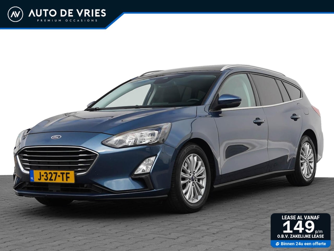 Ford Focus Wagon - 1.0 125pk EcoBoost Hybrid Titanium X Business | Carplay | Panoramadak | Winterpack - AutoWereld.nl