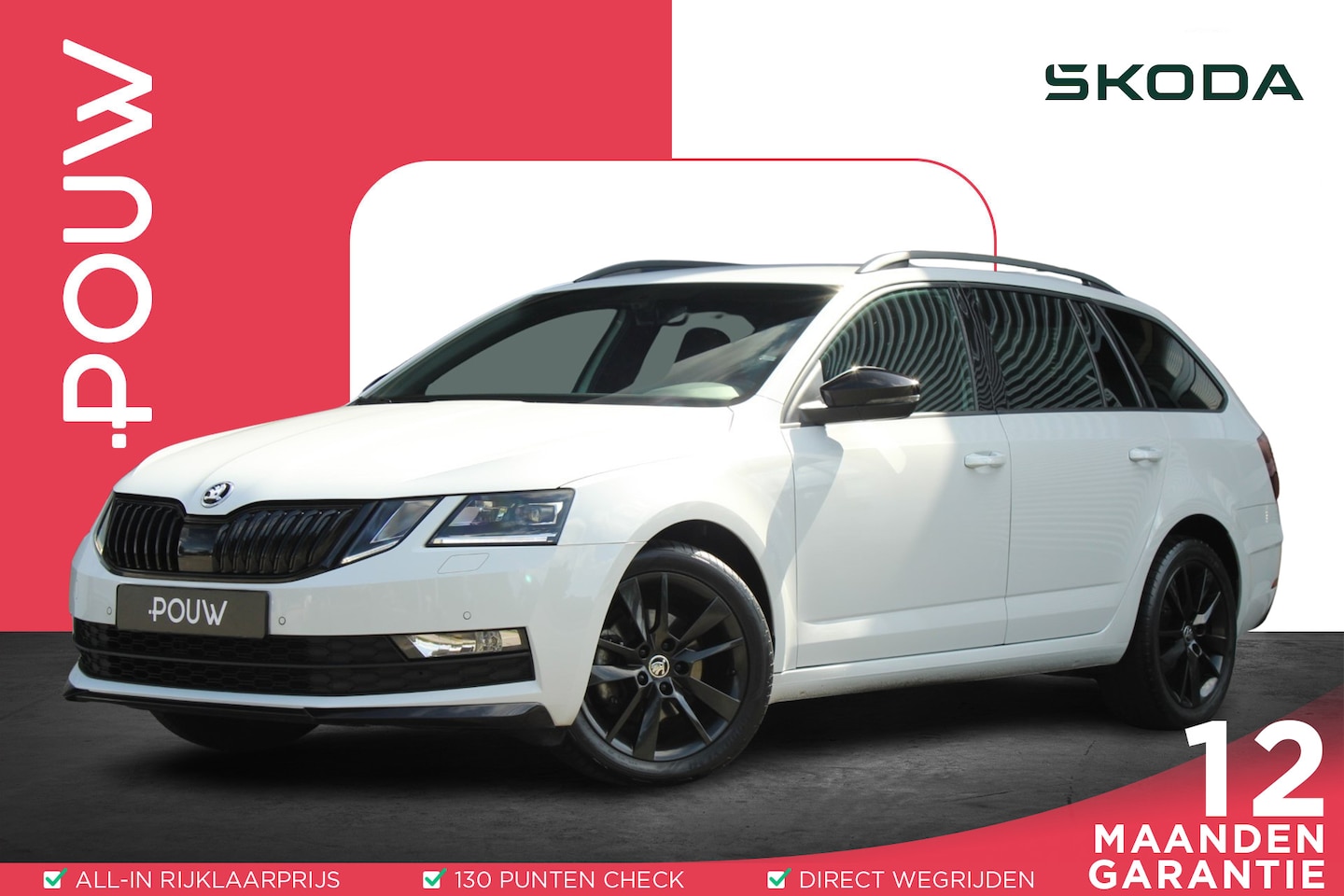 Skoda Octavia Combi - 1.5 TSI 150pk DSG Sport Business | Navigatie | Camera - AutoWereld.nl