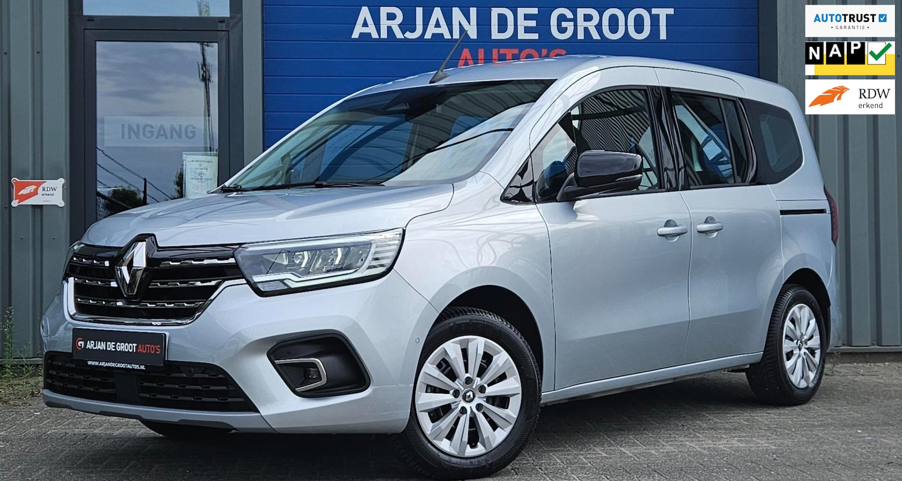 Renault Kangoo - 1.3 TCe Zen 102PK Airco Cruise Trekhaak 6000KM UNIEK! - AutoWereld.nl