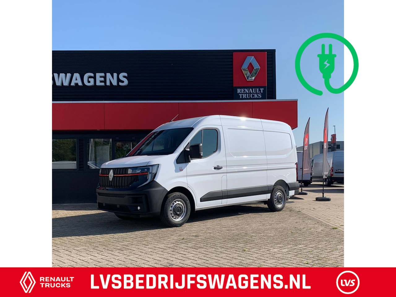 Renault Master E-Tech - nw 87 kWh, 130 kW snelladen, L2H2 Multimedia met Google services, ,Camera, Trekhaak, Apple - AutoWereld.nl