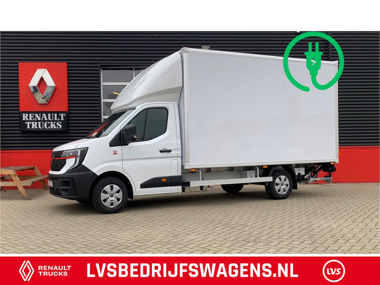 Renault Master E-Tech - nw T35 87 kWh 130 kW snelladen L3 Bakwagen Citybox met laadklep 750Kg DHollandia, Camera, - AutoWereld.nl