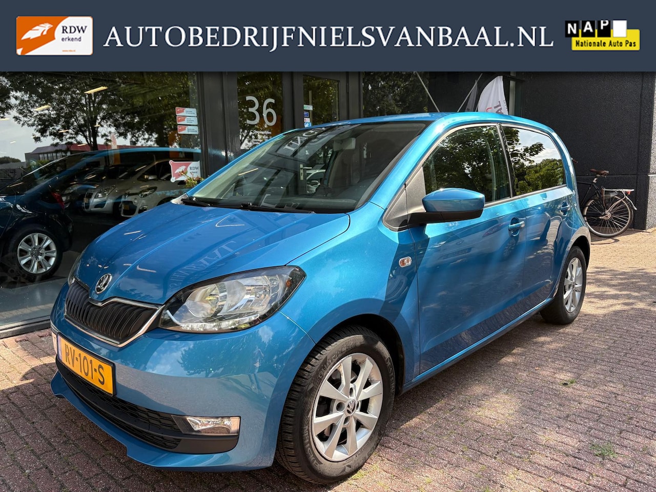 Skoda Citigo - 1.0 Greentech Ambition 5Dr/Airco/Cruise/NL Auto - AutoWereld.nl
