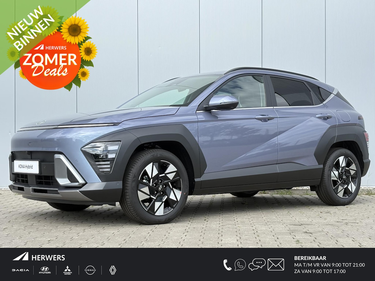 Hyundai Kona - 1.6 GDI HEV Premium / €2000,- Voordeel Op Nieuwprijs / Rijklaarprijs / Direct Leverbaar - AutoWereld.nl