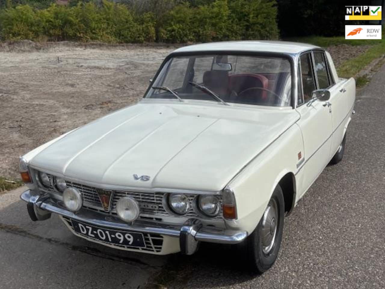 Rover P6 - Automaat Oldtimer! Concourstaat! Leder Nieuwe Apk bij aflevering! - AutoWereld.nl