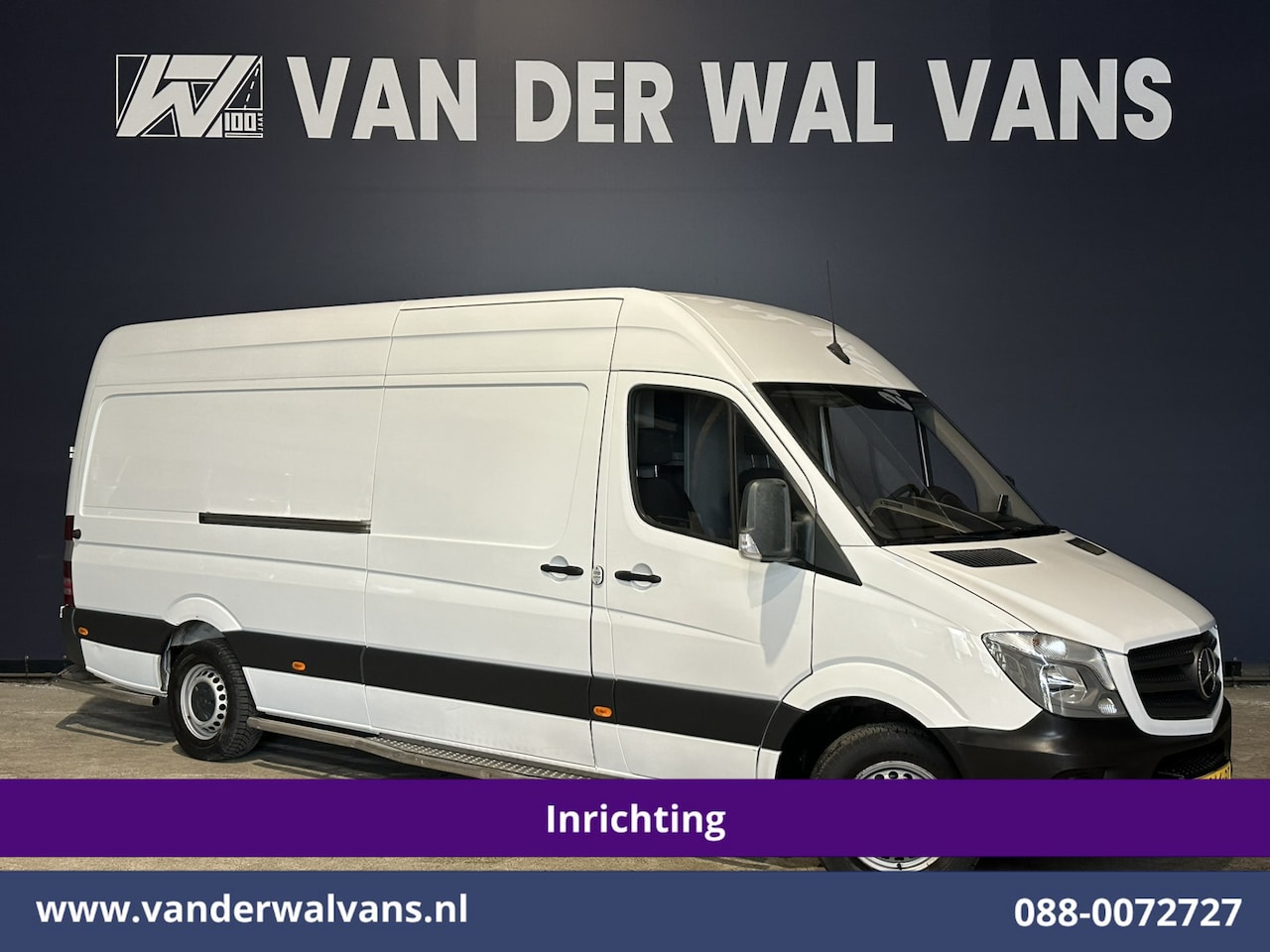 Mercedes-Benz Sprinter - 311 CDI Automaat L3H2 *Post NL inrichting* Euro6 Camera | Schappen Doorloopdeur, 270 Gr. a - AutoWereld.nl