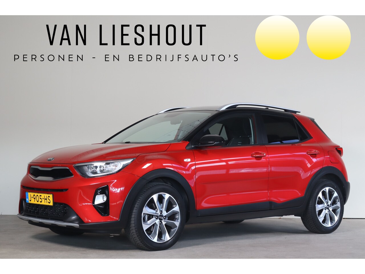 Kia Stonic - 1.0 T-GDi Sports Edition NL-Auto!! Camera I Carplay I Half-Leder - AutoWereld.nl