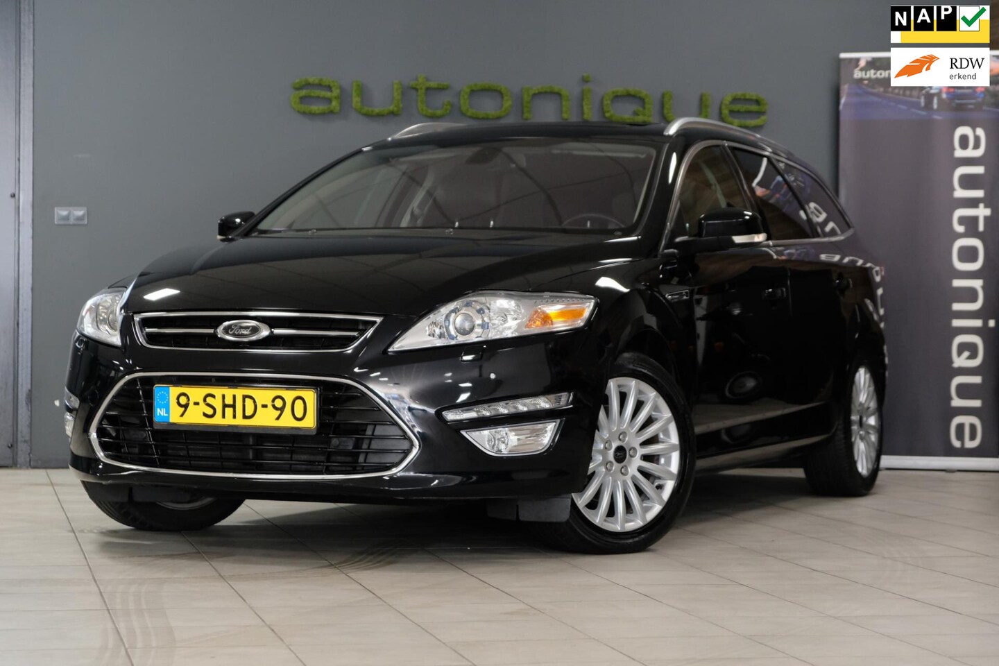 Ford Mondeo Wagon - 1.6 EcoBoost Platinum *143dkm* Alcantara/Leder |SCHUIFDAK| Trekhaak Prachtige Auto!! - AutoWereld.nl