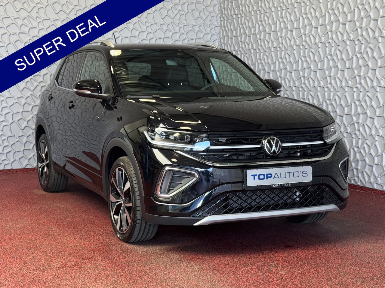 Volkswagen T-Cross - 1.5 TSI 150PK R-LINE EDITION TREKHAAK LED 18''LMV IQ CAMERA STOELVERW BLINDSPOT ✅2025✅ "Vo - AutoWereld.nl