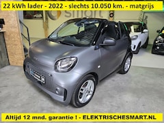 Smart Fortwo cabrio - EQ 22 kWH SNELLADER - stoelverwarming - 12 mnd. garantie - licht en regensensor