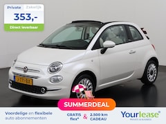 Fiat 500 C - 1.0 Hybrid Lounge | All-in 353, - Private Lease | Zondag Open