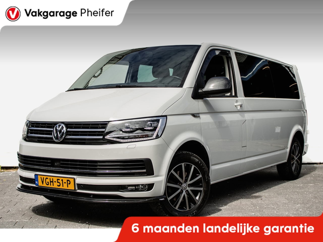 Volkswagen Transporter - 2.0 TDI L2H1 DC Business Highline Navigatie/ Pdc v+a/ Airco/ Stoelverwarming/ Airco/ Cruis - AutoWereld.nl