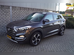 Hyundai Tucson - 1.6 T-GDi Premium 4WD Autom Leder Stoel/Stuur A Bankverw Panodak Navi Camera Clima Cruise