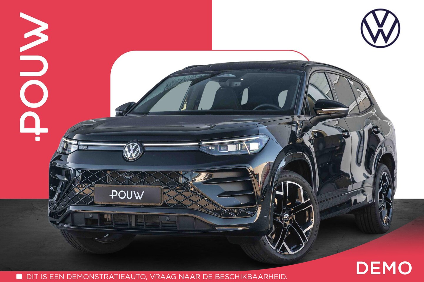 Volkswagen Tayron - 1.5 204pk eHybrid R-Line Edition | Panoramadak | 360 Camera | Black Style - AutoWereld.nl
