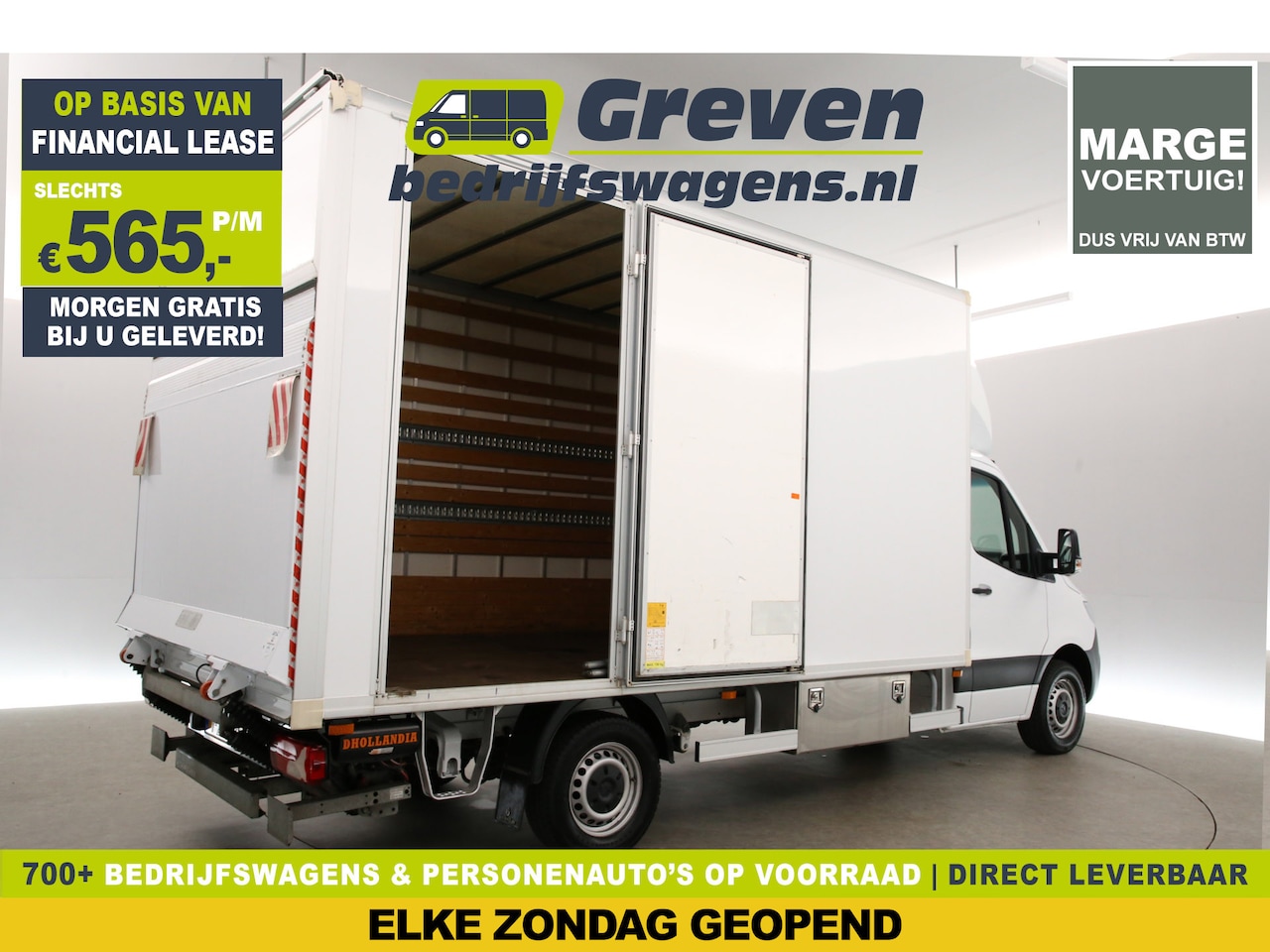Mercedes-Benz Sprinter - 311 2.2 CDI EURO VI-D | MARGE! | Bakwagen Airco Camera Carplay Cruise Laadklep Laadbak Zij - AutoWereld.nl