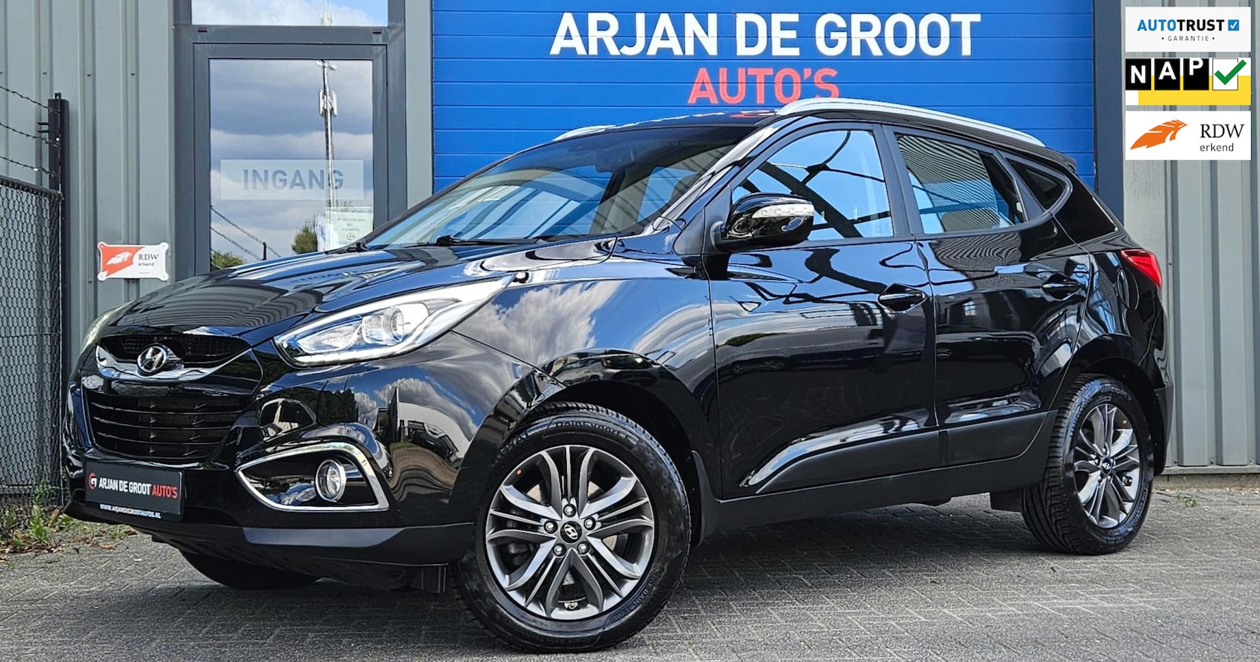 Hyundai ix35 - 2.0i i-Catcher AUTOMAAT Clima Cruise Camera 1600KG trekgewicht - AutoWereld.nl