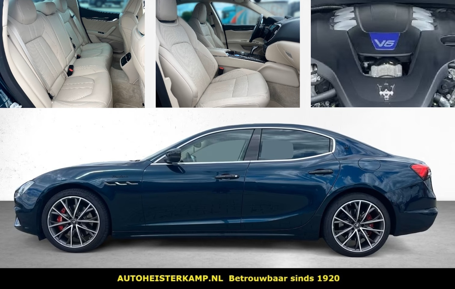Maserati Ghibli - 3.0 V6 Modena 430 PK ACC Schuifdak Stoelkoeling 360 Camera Carbon - AutoWereld.nl