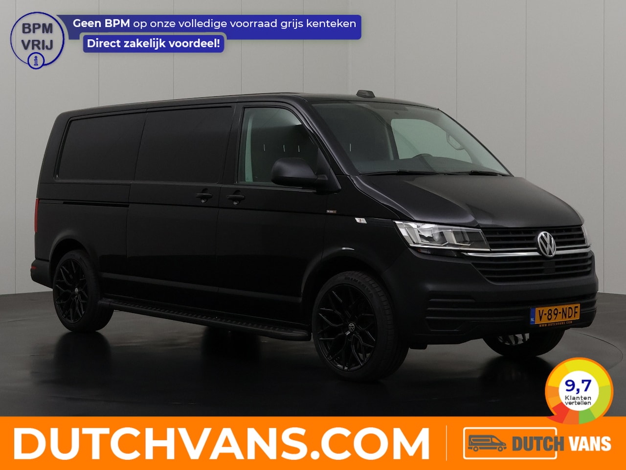 Volkswagen Transporter - 2.0TDI 150PK DSG Automaat Lang | Adaptive Cruise | Navigatie | Camera | 3-Persoons | Betim - AutoWereld.nl