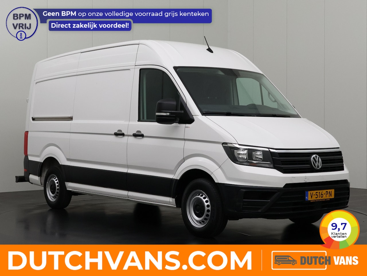 Volkswagen Crafter - 2.0TDI L3H3 Business | Navigatie | Camera | Airco | Cruise | Trekhaak - AutoWereld.nl