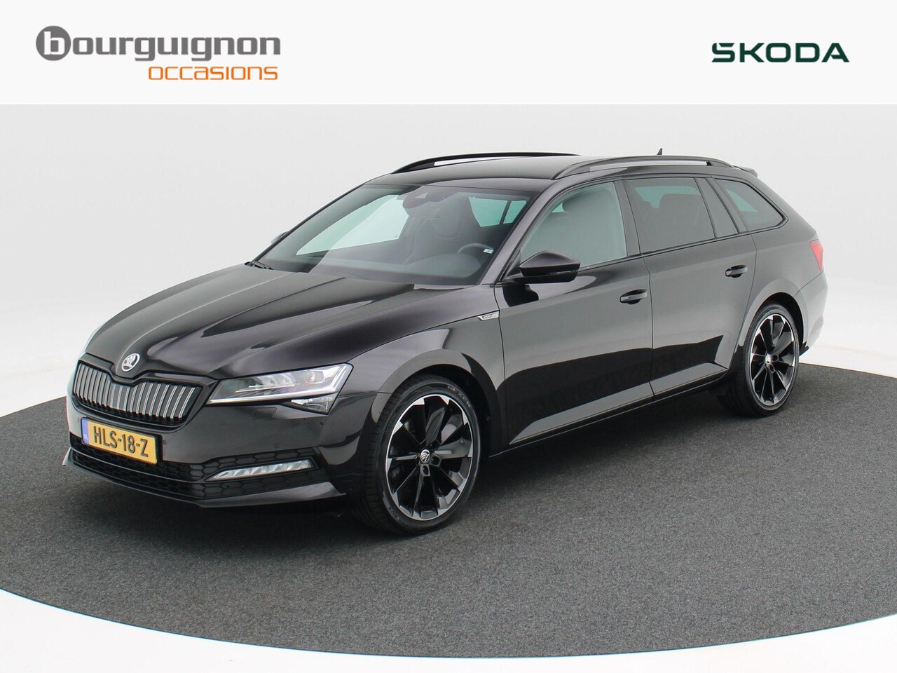 Skoda Superb Combi - 1.4 TSi 218 Pk Automaat iV Sportline Business | Adaptive Cruise | CarPlay | Navigatie | Bl - AutoWereld.nl