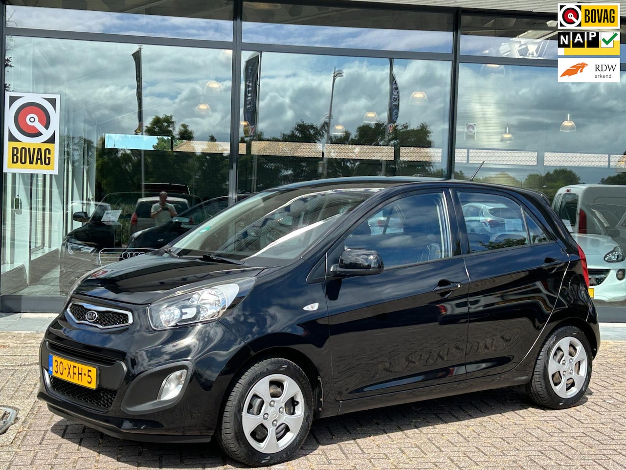 Kia Picanto - 1.2 CVVT Comfort Pack 5Drs Airco Cruise Trekhaak NAP NL-Auto Dealeronderhouden! - AutoWereld.nl
