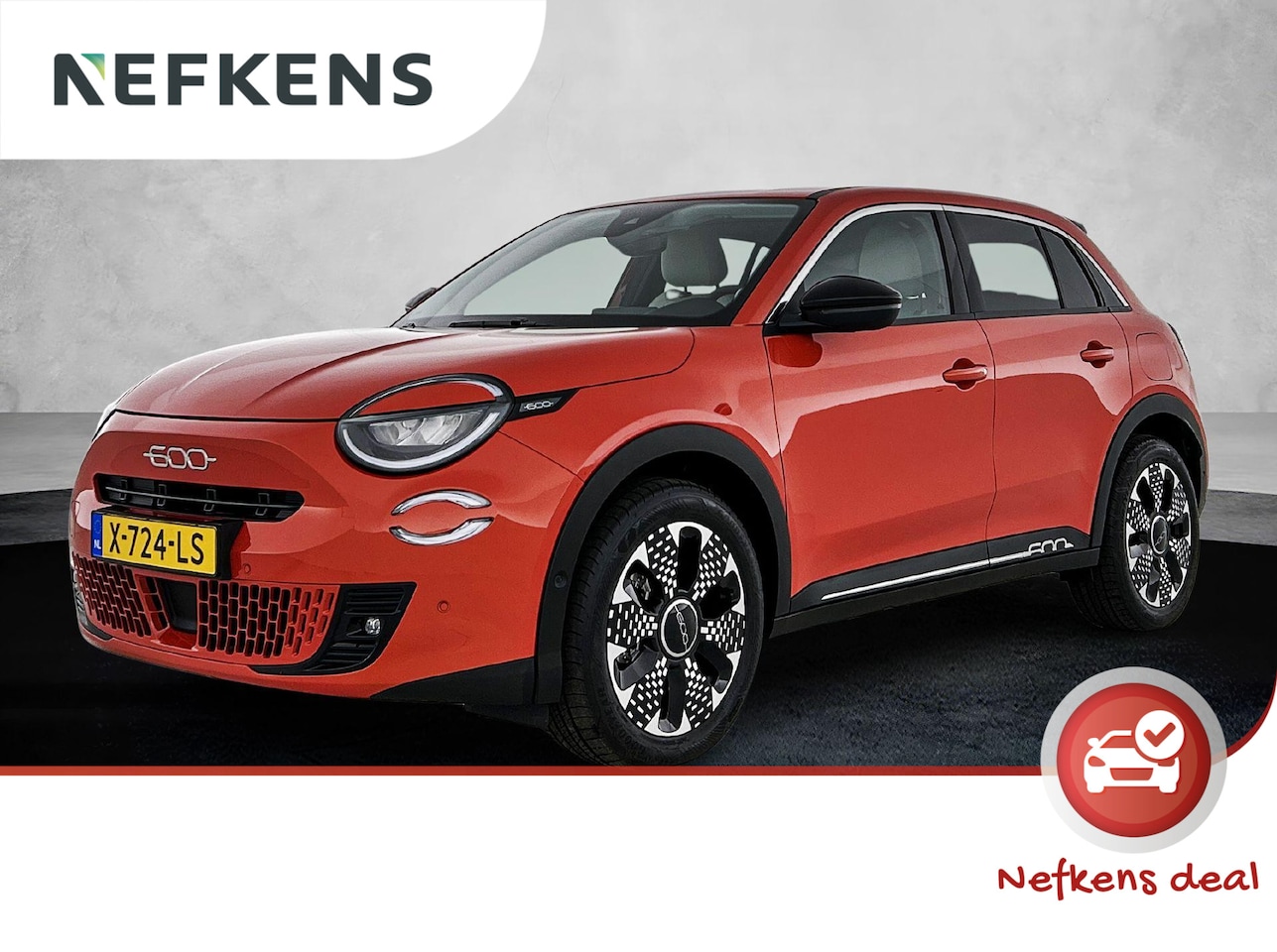 Fiat 600e - La Prima 54kWh 156pk Automaat Climate Control | Airco | navigatie | Adaptieve Cruise Contr - AutoWereld.nl