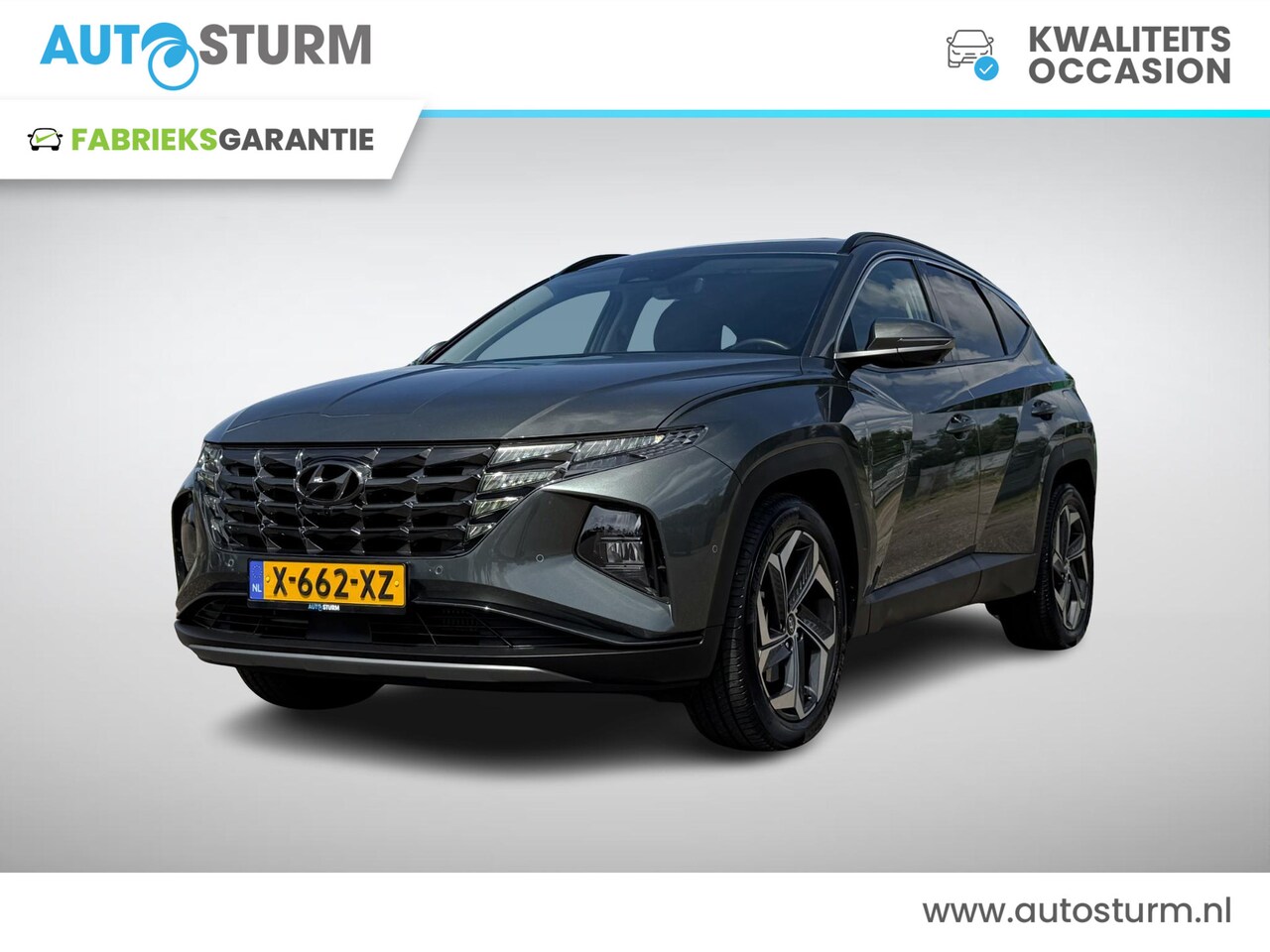 Hyundai Tucson - 1.6 T-GDI HEV Premium | Vol-Leder | Digitaal Instrumentenpaneel | Adapt. Cruise Control | - AutoWereld.nl