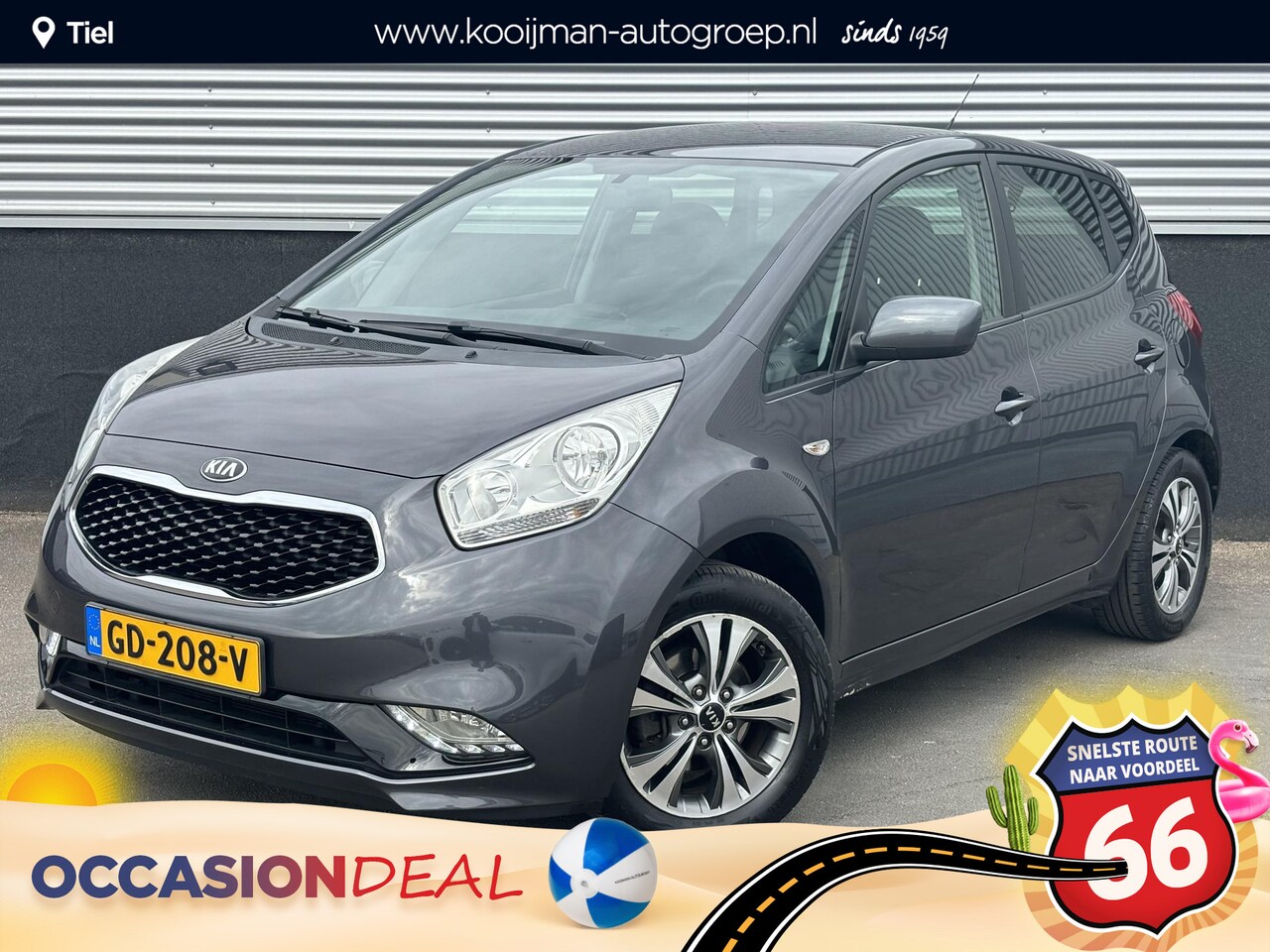Kia Venga - 1.4 CVVT First Edition Trekhaak, Dealeronderhouden, Navigatie, Achteruitrijcamera, Nieuw g - AutoWereld.nl