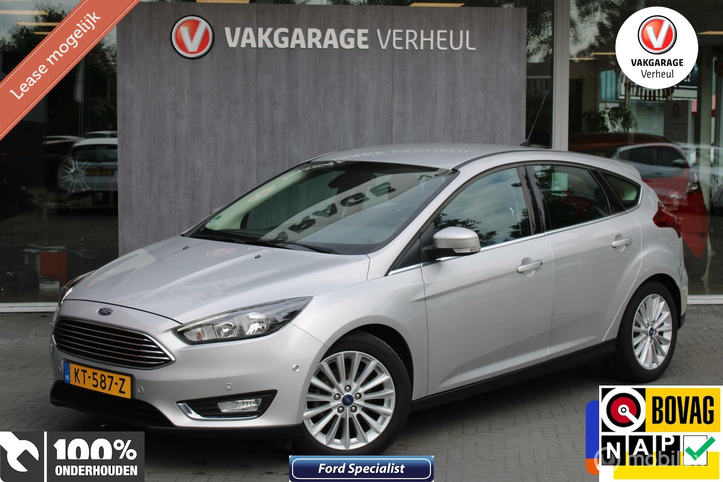 Ford Focus - 1.0 Titanium|125Pk|Trekhaak|Navi|Boekjes|Nap - AutoWereld.nl