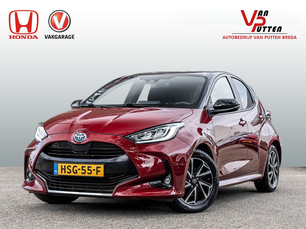 Toyota Yaris - 1.5 Hybrid Style Bi-Tone | Climate control | Automaat | Adaptive cruise control | Achterui - AutoWereld.nl