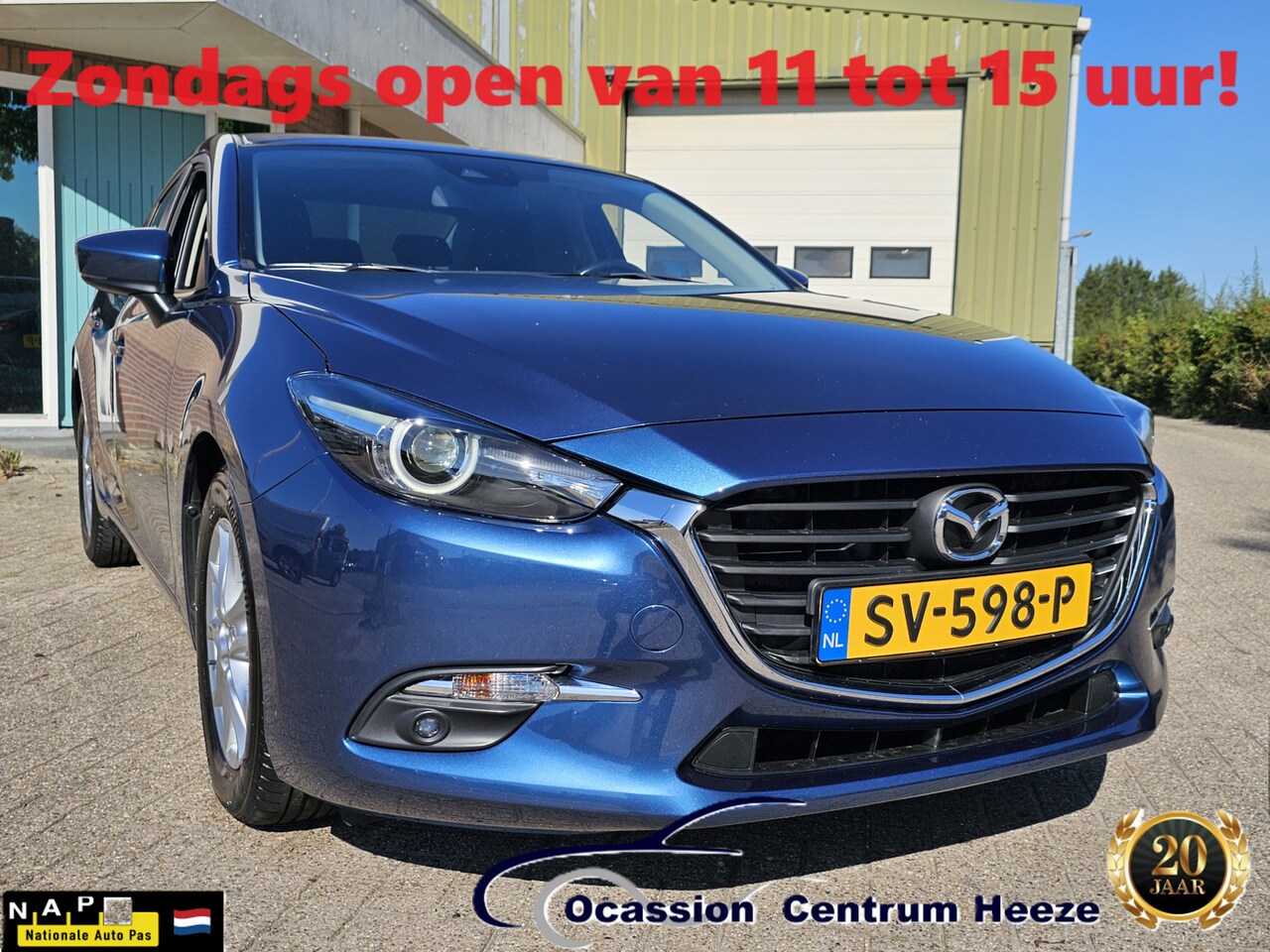Mazda 3 - 2.0 SkyActiv-G 120, Camera! Trekhaak! Apk 6-2026! Zondag OPEN! - AutoWereld.nl
