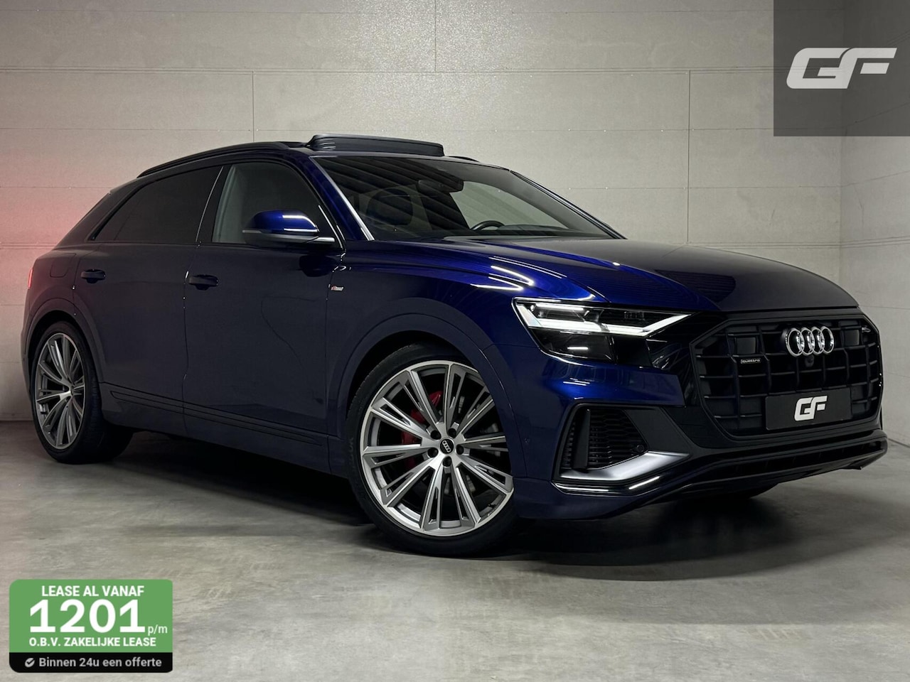 Audi Q8 - 55 TFSI Quattro S-Line Black Edition Pano B&O 360° Sfeer Luchtv. Trekh. - AutoWereld.nl
