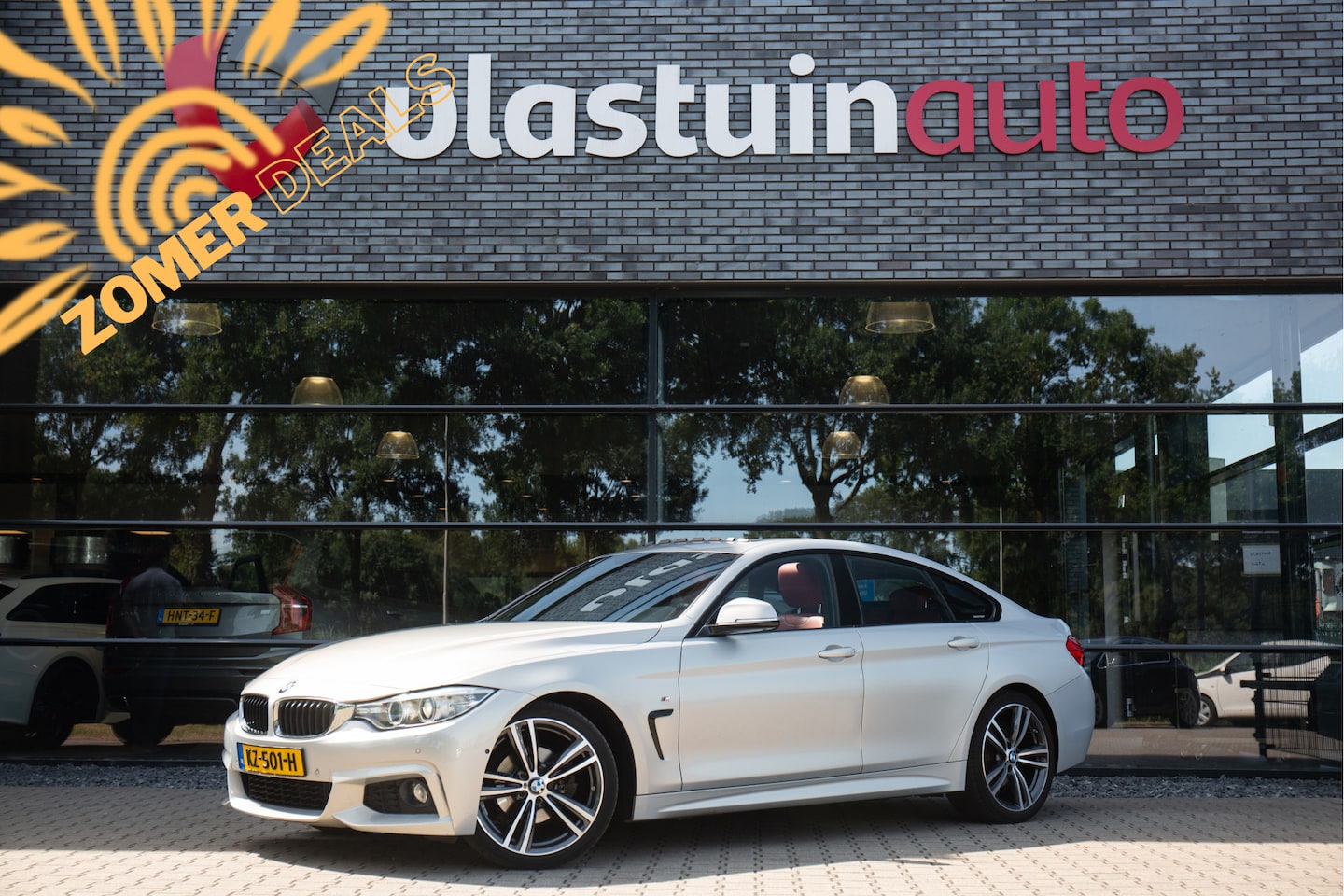BMW 4-serie Gran Coupé - 420i High Executive M-Sport , Mondstein Metallic, Pano dak, HUD, Leder - AutoWereld.nl