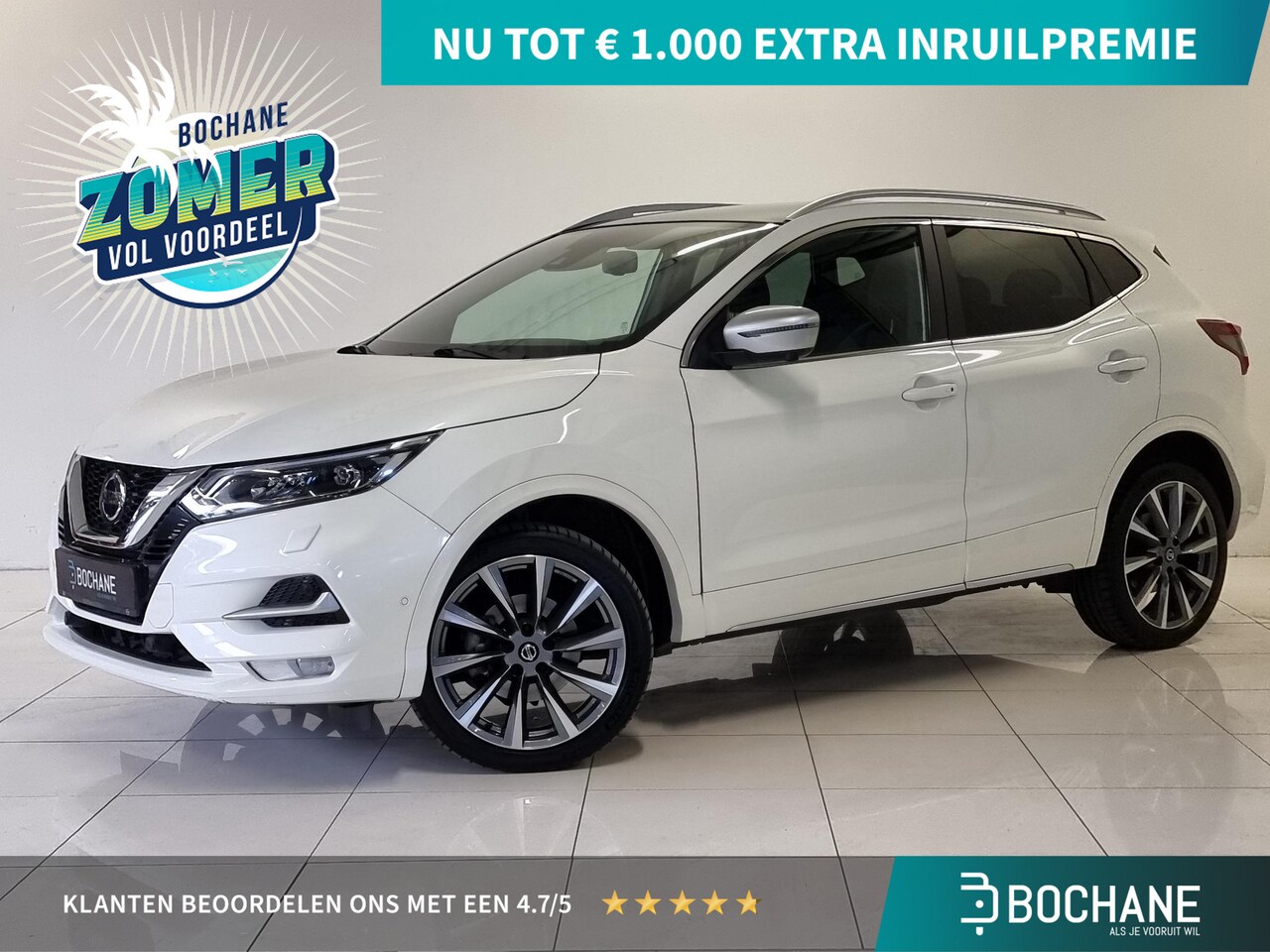 Nissan Qashqai - 1.3 DIG-T Tekna + | 360º Camera | BOSE® Audio | Panoramadak | - AutoWereld.nl