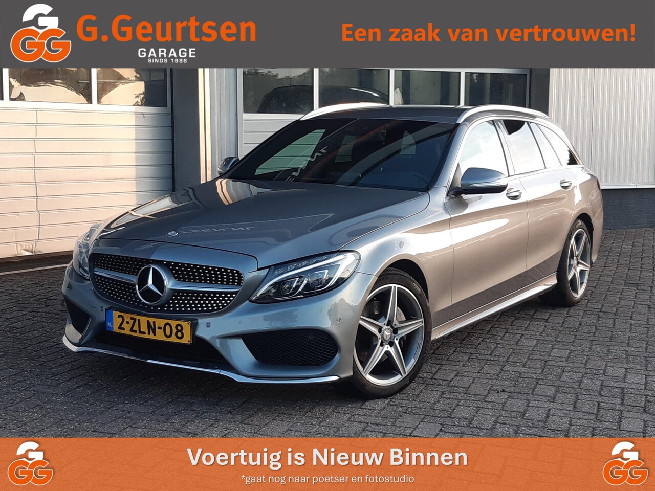 Mercedes-Benz C-klasse Estate - 200 AMG Line 200 AMG-line, LED koplampen, Lederen bekleding, Elek achterklep, - AutoWereld.nl