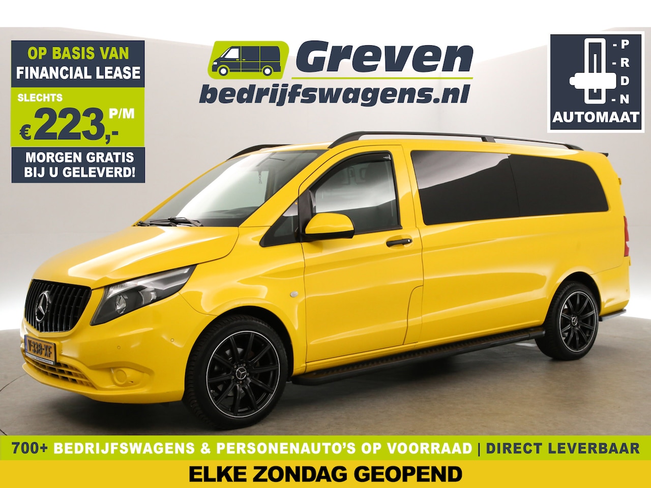 Mercedes-Benz Vito - 114 CDI Extra Lang Automaat Airco Cruise Camera Navi PDC 19"LMV Trekhaak - AutoWereld.nl