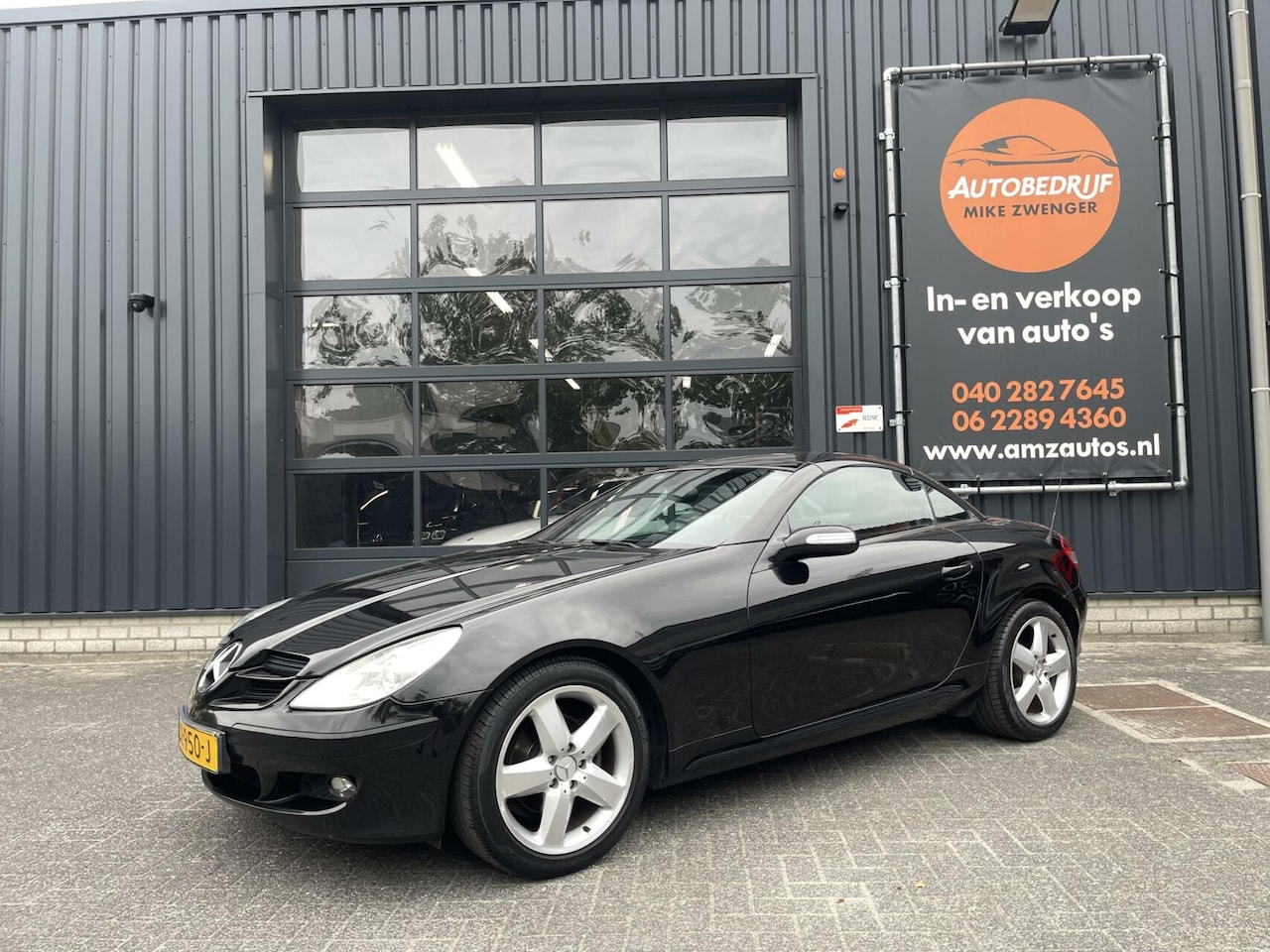 Mercedes-Benz SLK-klasse - 200 K. AUT. CLIMATE AIRCO|LEER|STOELVERWARMING|CABRIODAK DEFECT - AutoWereld.nl