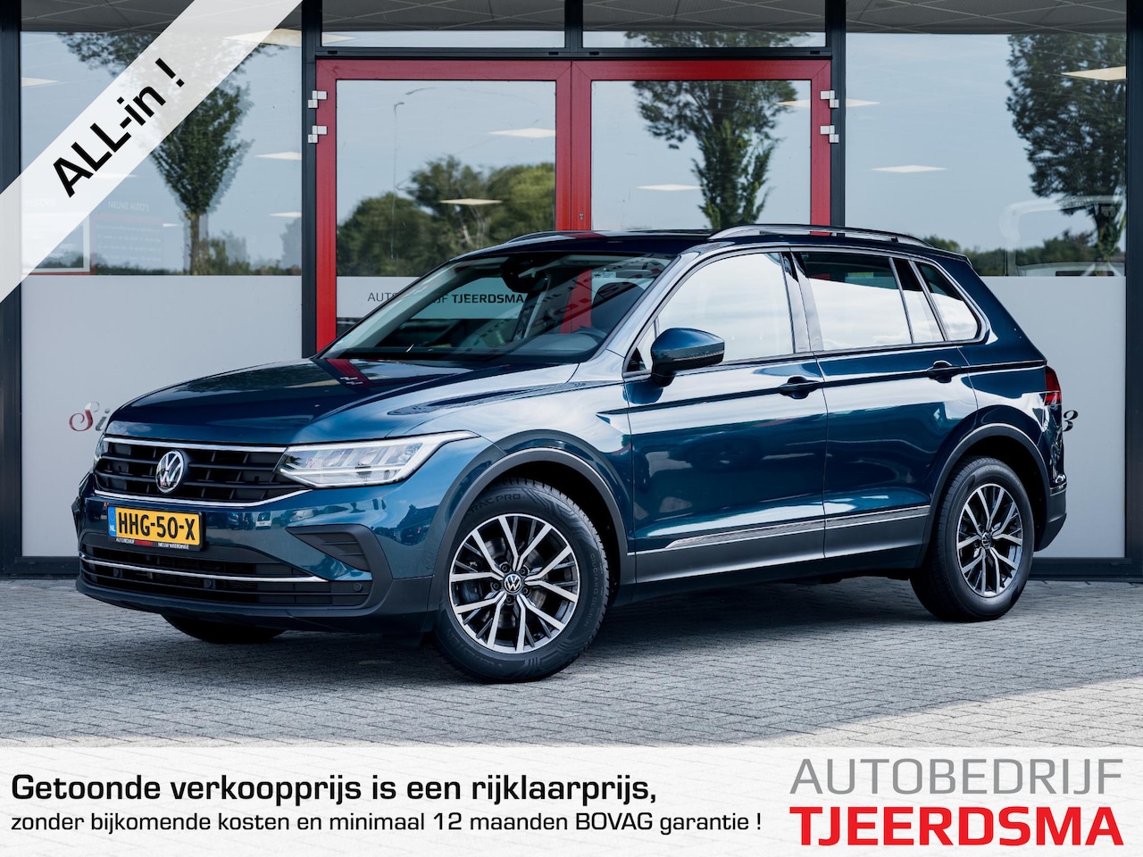 Volkswagen Tiguan - 1.5 TSI Life Business | Navigatie | Stoelverwarming | Stuurwiel Verwarmd | Parkeersensoren - AutoWereld.nl