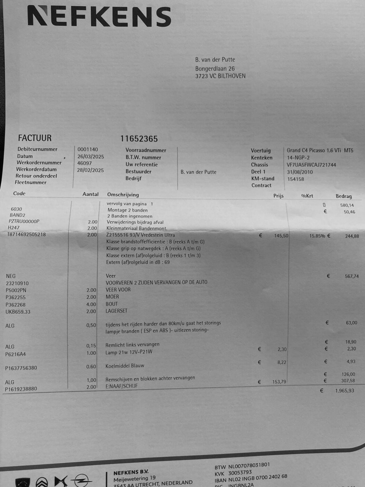 Citroën Grand C4 Picasso - 1.6 VTi Business 7p. - AutoWereld.nl