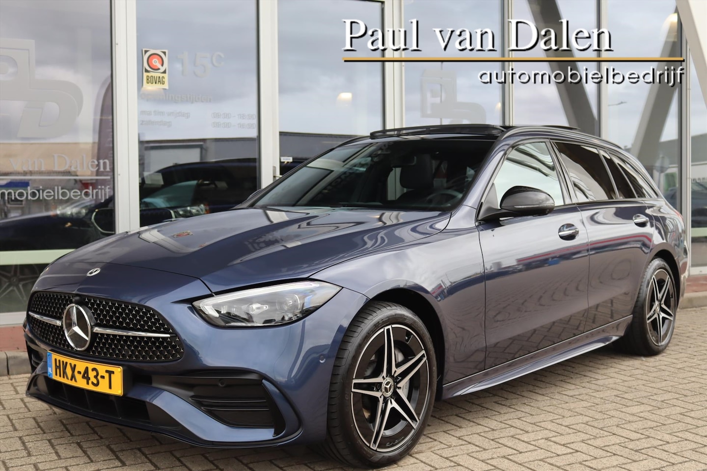 Mercedes-Benz C-klasse Estate - C300e AMG LINE PREMIUM | Nightpakket | Panodak | Burmester | Head Up | 360 Camera | Sfeerv - AutoWereld.nl