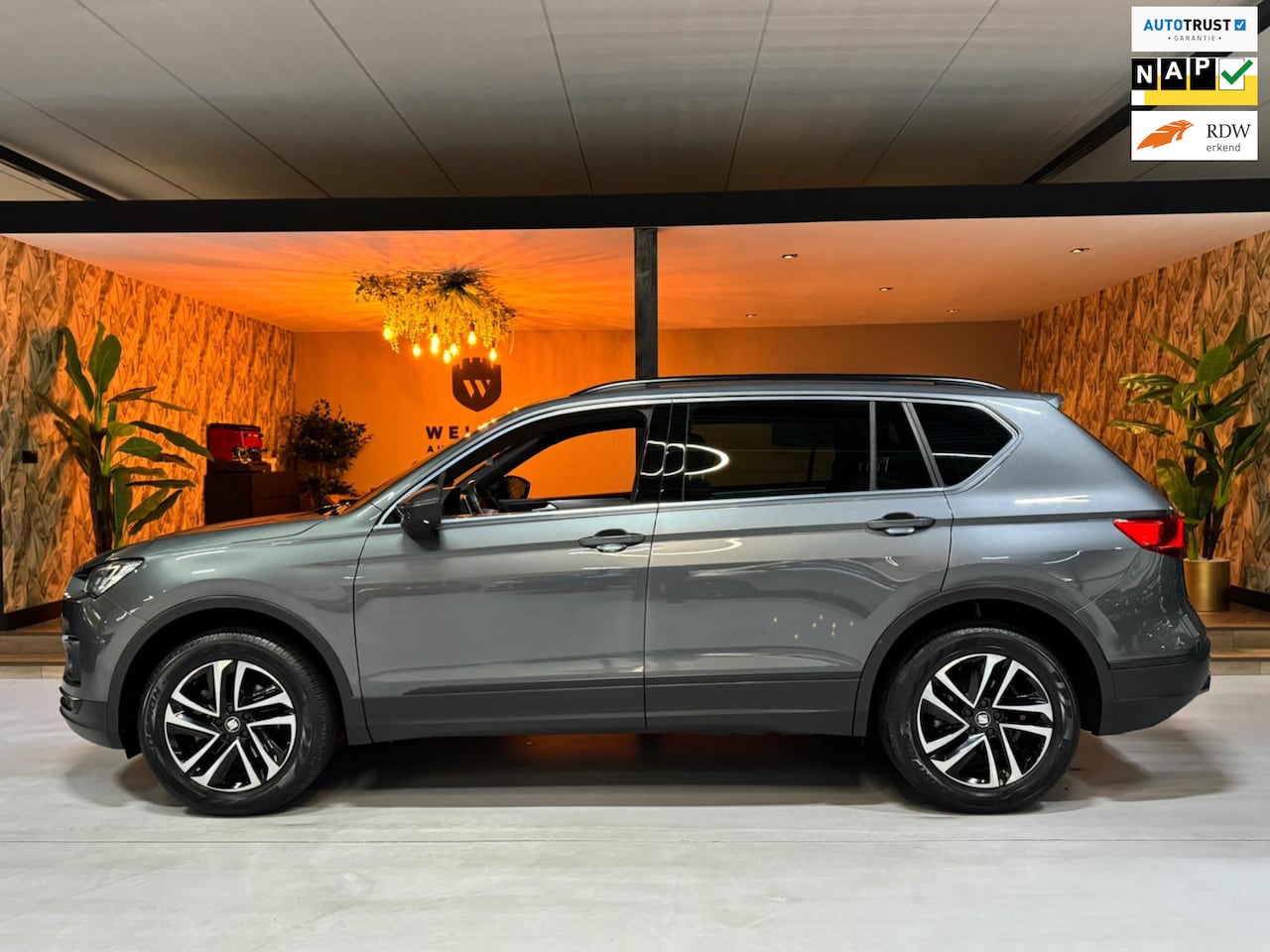 SEAT Tarraco - 1.5 TSI Style 7p. Garantie Trekhaak Camera Carplay Blindspot ACC Lane Led Clima Navi Rijkl - AutoWereld.nl