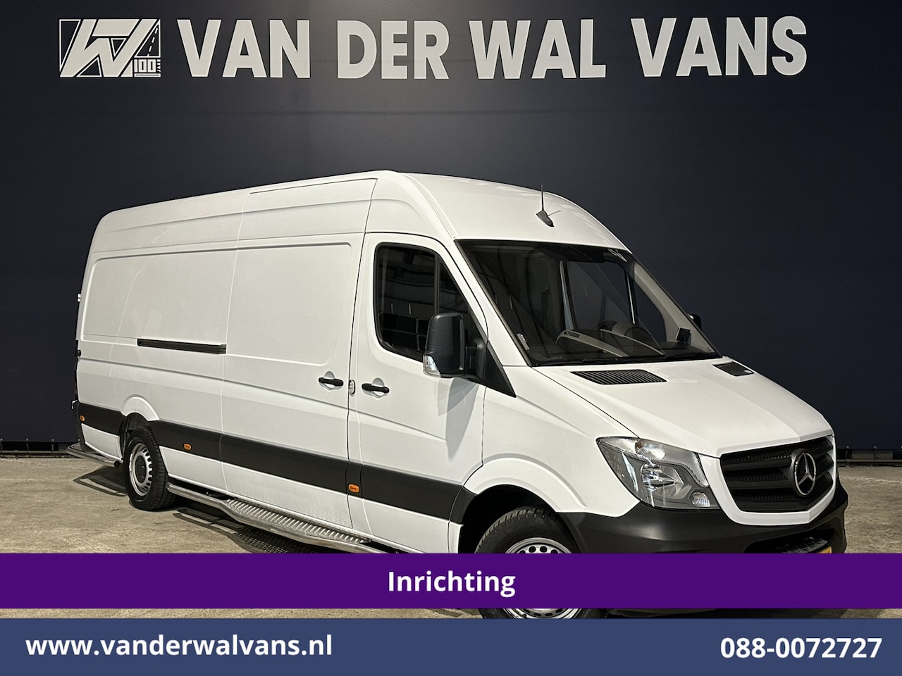 Mercedes-Benz Sprinter - 311 CDI Automaat L3H2 *Post NL inrichting* Euro6 Camera | Schappen Doorloopdeur, 270 Gr. a - AutoWereld.nl