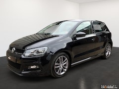 Volkswagen Polo - 1.2 TSI R-line 130pk 6 bak beats audio app Connect leder navi led koplampen