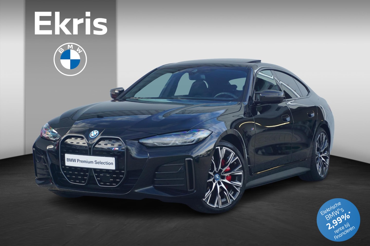BMW i4 - M50 M Sport Pro | Schuif-kanteldak / BMW Laserlicht /  Harman Kardon / M Adaptief onderste - AutoWereld.nl