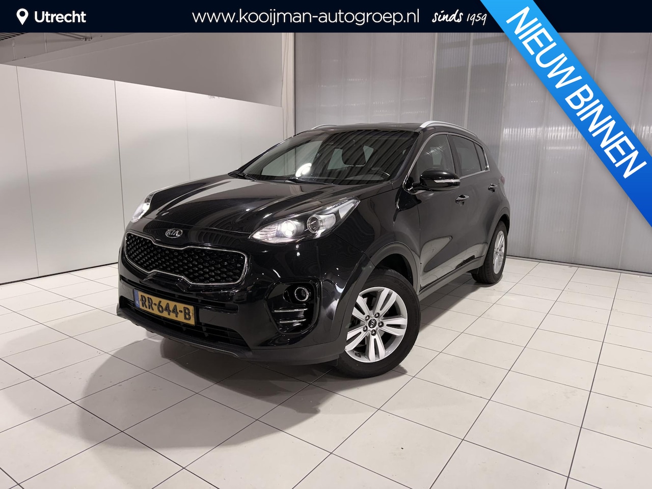 Kia Sportage - 1.6 GDI DynamicLine Stoel verwarming, lederen interieur, Navigatie. - AutoWereld.nl