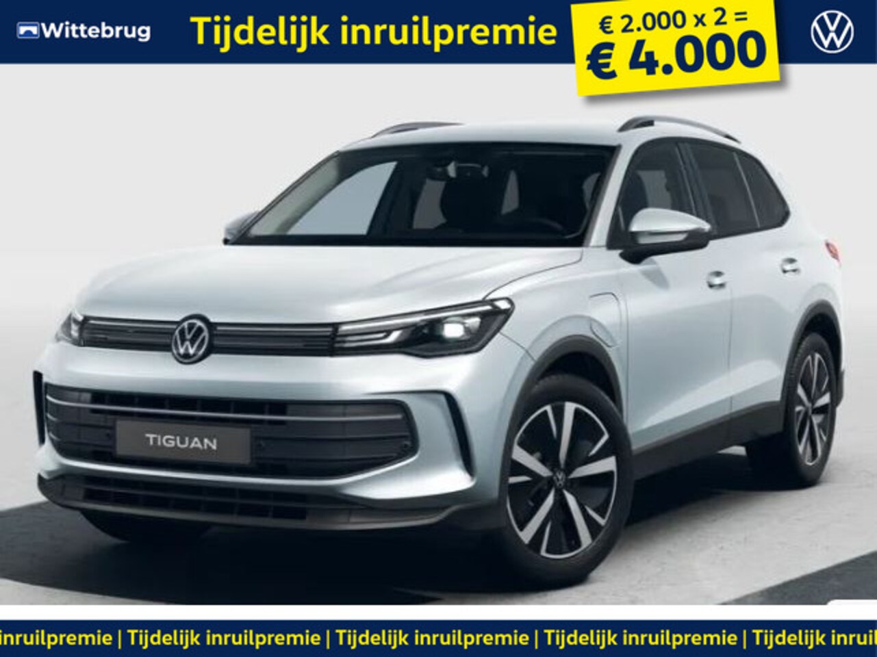 Volkswagen Tiguan - 1.5 eHybrid Life Edition !!!Profiteer ook van 4.000 EURO inruilpremie!! - AutoWereld.nl