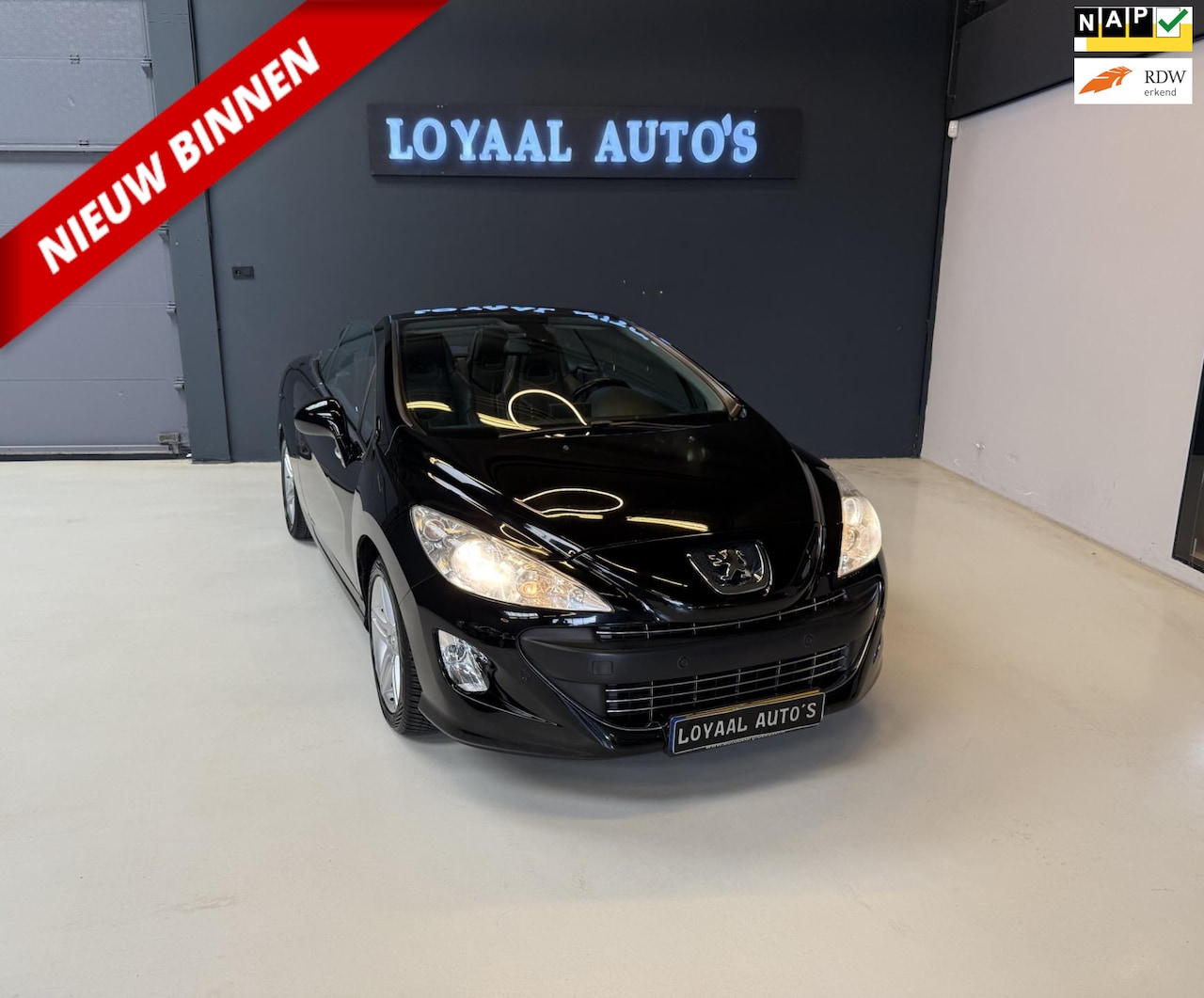 Peugeot 308 CC - 1.6 THP Noir & Blanc | TREKHAAK | AIRCO | CRUISE | LEER | PDC | APK | NAP - AutoWereld.nl