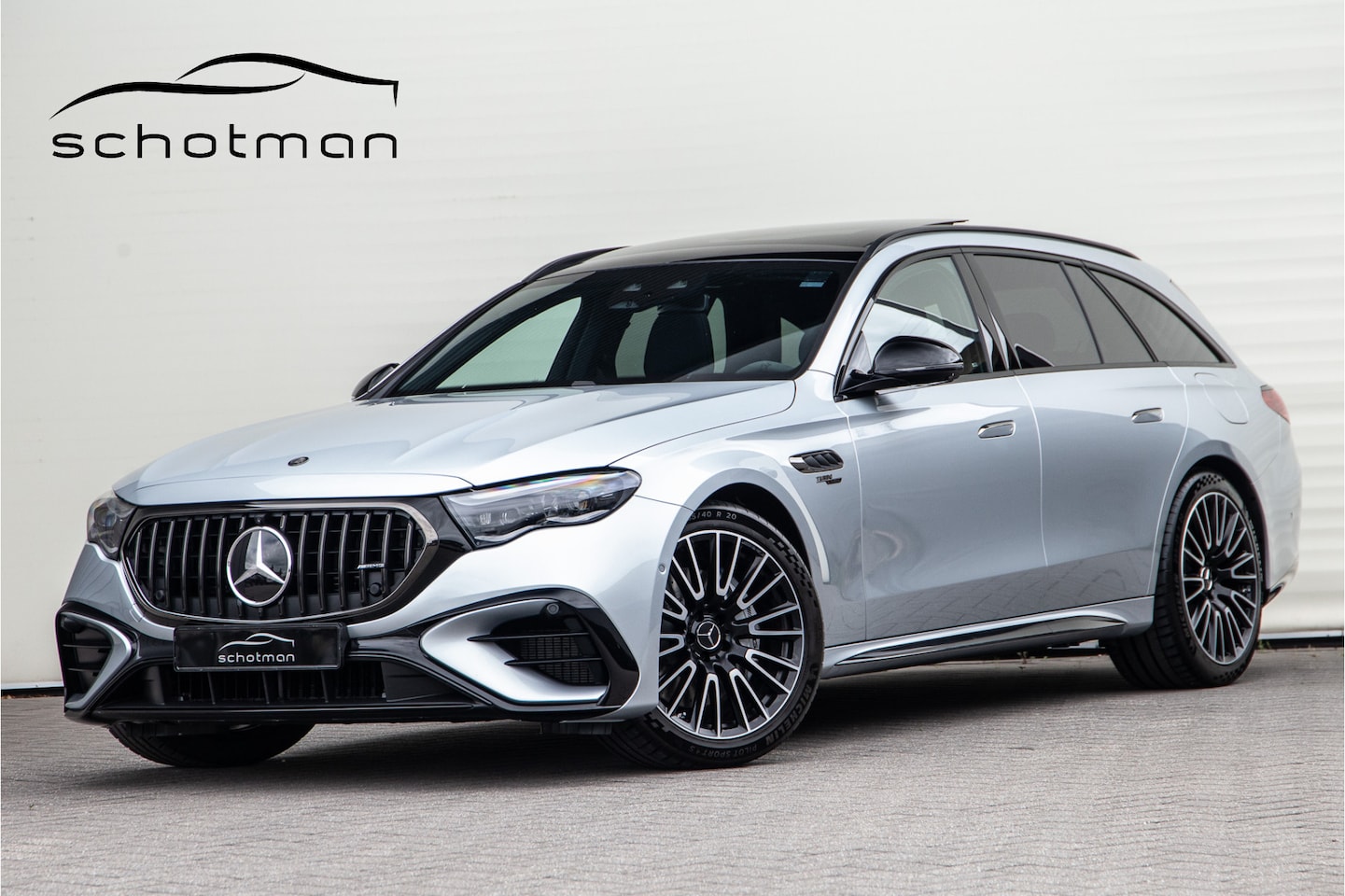 Mercedes-Benz E-klasse Estate - AMG 53 4MATIC+ Premium Plus, Achterasbesturing, Hyperscreen, Pano, Head-Up 585pk - AutoWereld.nl