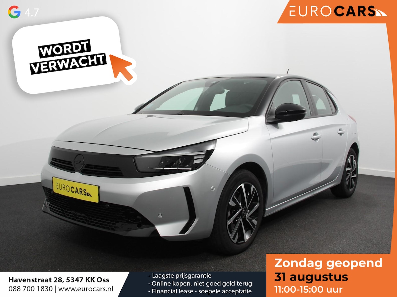 Opel Corsa - 1.2 Turbo Automaat GS Line Airco Carplay Navi Cruise Control Full LED 16" Black Wheels PDC - AutoWereld.nl