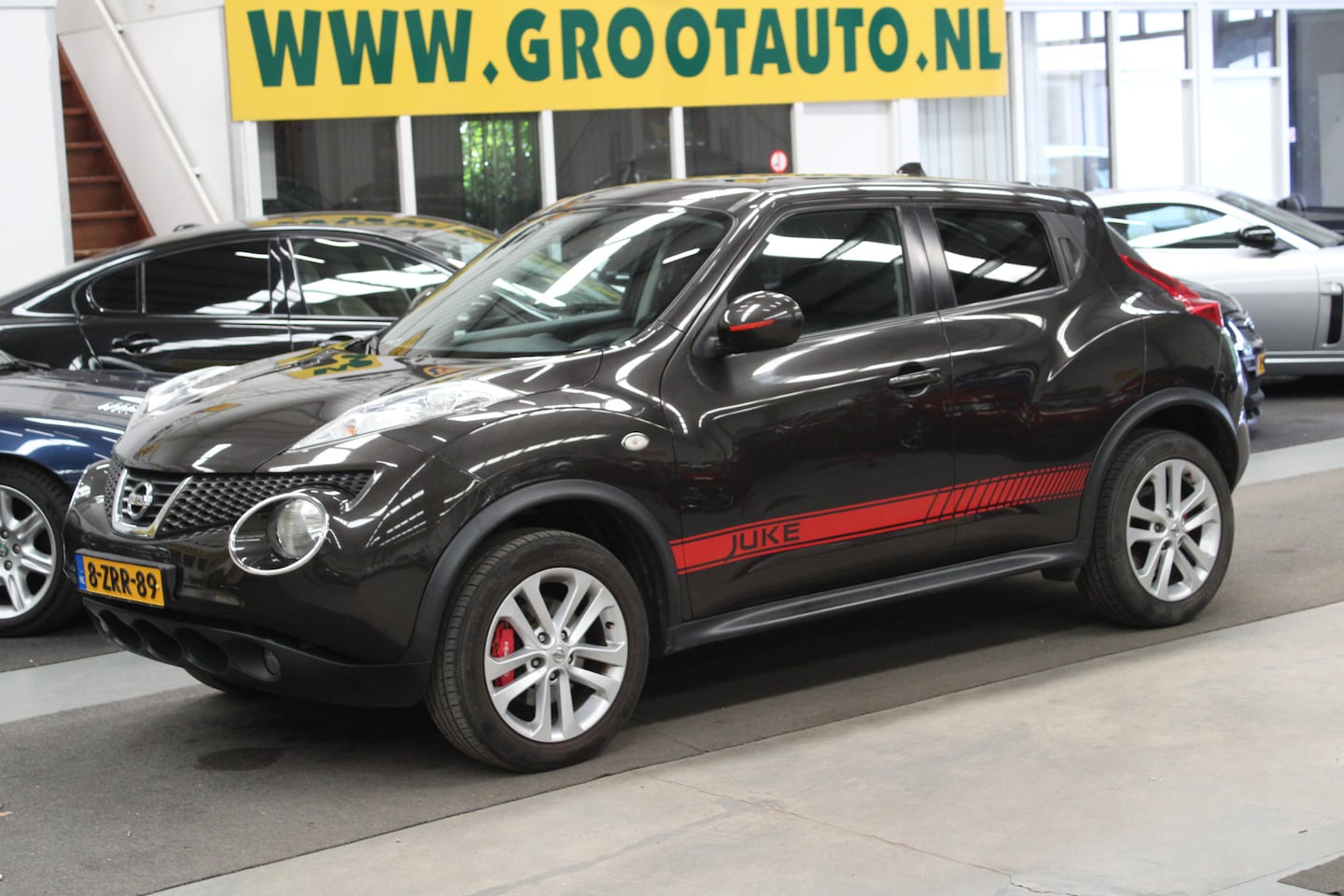Nissan Juke - 1.6 DIG-T Tekna Airco, Cruise Control, Trekhaak, Stuurbekrachtiging - AutoWereld.nl