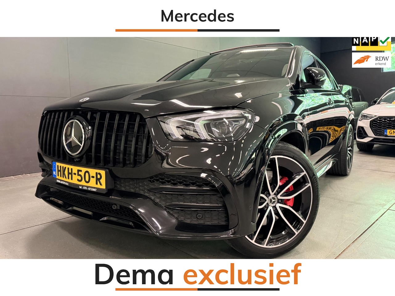 Mercedes-Benz GLE-Klasse Coupé - 350 e 4MATIC AMG 22'' PANO/LEDER/STOEL-M/H-UP/LUCHTVERING/DAB/CARPLAY/SFEERVERL/// - AutoWereld.nl